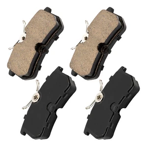 RWD Rear Ceramic Brake Pads w/Hardware Kit for Ford Focus Fiesta Rear Disc - Foto 1 di 11