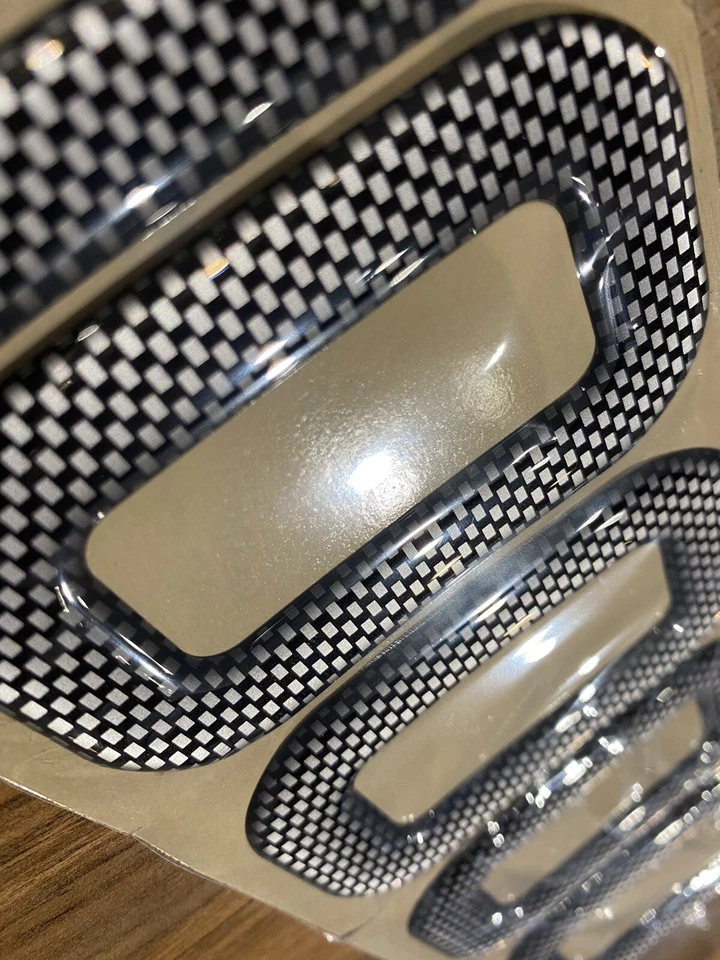 Kit de conjunto de letras de dígitos de resina abovedada placa numerada de gel de carbono 3D *350 Foto 1 de 4