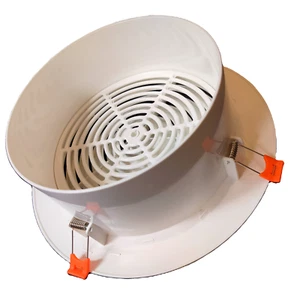 Sandy Beach Round Adjustable Air Vent ABS Ventilation Grill (200mm Diameter) - Picture 1 of 3