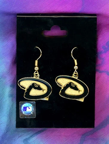 Arizona Diamondbacks Logo/Emblem French Wire Earrings Cover