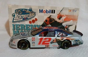 Jeremy Mayfield #12 Mobil 1 125th Kentucky Derby 1999 Ford Taurus 1:24 Diecast - Picture 1 of 7