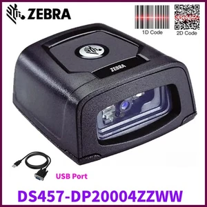 Zebra DS457-DP20004ZZWW 1D/2D Fixed Mount USB Barcode Scanner With USB Cable - Picture 1 of 9