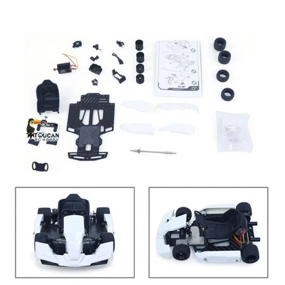 JDM 298A AWD 1/10 RC Racing Kart Vehicle Unlimited Retrofit Model Creative KIT - Image 1 of 4