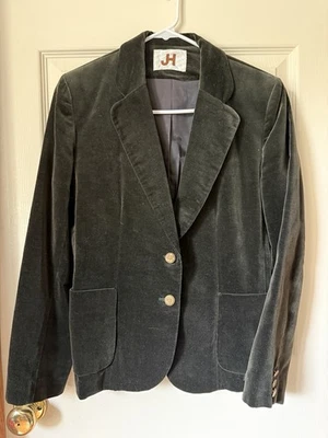 Lindo Terno Saia Feminino Vintage Veludo Verde Escuro 2 peças - Tamanho P/26 Cintura - Imagem 1 de 4