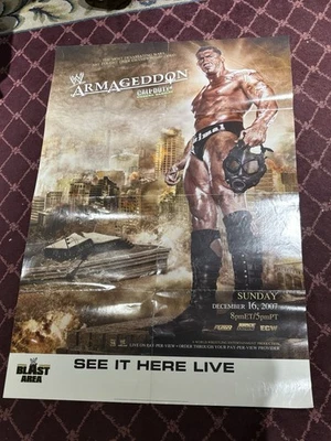 "PÓSTER DE LUCHA LIBRE BATISTA WWE GIGANTE 24"" X 36"" ARMAGEDDON 2007 SE ENVÍA GRATIS" Foto 1 de 4