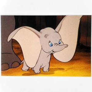 Dumbo Postcard Disney Baby Elephant Animation Collection 100 Characters Shower - Picture 1 of 2
