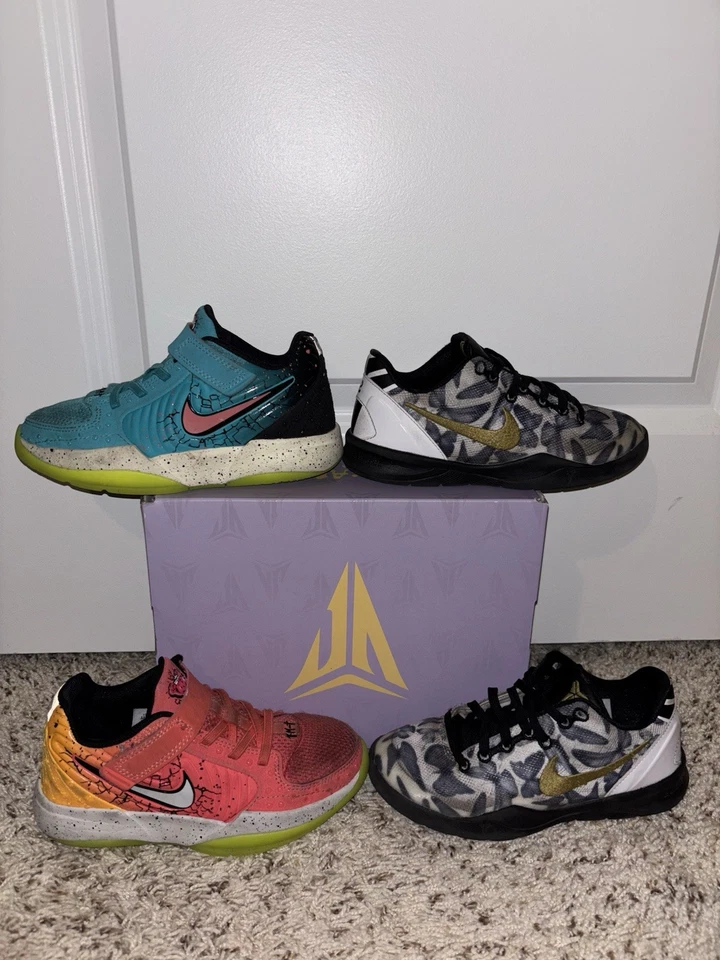 耐克 KOBE VIII (PS) 尺寸 13.5C MAMBACITA GIGI $ JA 2 KOOLAID 尺寸 13.5C 混合 BERRY — 第 1/4 张图片