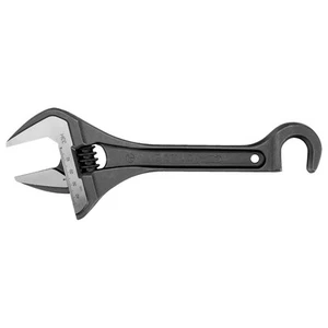 Bahco 10" breite Backen verstellbarer Schraubenschlüssel mit Ventil-Übersetzer Haken - Bild 1 von 3