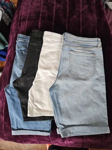 DENIM SHORT BUNDLE 4 Pairs Size 18 - Picture 1 of 10