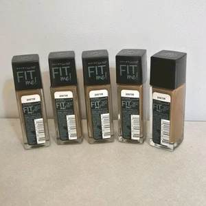 Maybelline Fit Me Matte + Poreless Foundation (1fl/30ml) Lot Of 5 - Picture 1 of 4