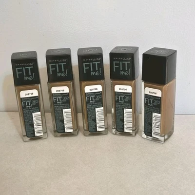 Maybelline Fit Me Matte + Poreless Foundation (1fl/30ml) Lot Of 5 - Image 1 of 4