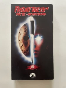 Friday The 13th Part 7 The New Blood VHS 1988 Paramount Release Jason Voorhees - Picture 1 of 5