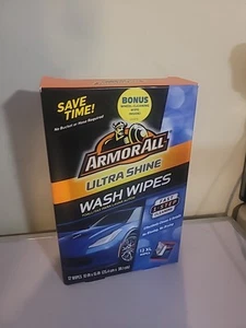 Armor All Ultra Shine Car Wash Wipes 12 XL Extra Large Brand New Discontinued - Picture 1 of 1
