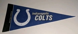 Indianapolis Colts Mini Filz Wimpel Vintage SELTEN RARITÄT NFL Football Rico EUC - Bild 1 von 4