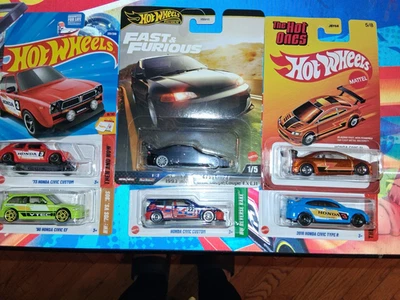 Honda Civic 1993 Hot Wheels Premium Fast & Furious cupé EX EJ1.SI-EF-TypeR 2025 Foto 1 de 4