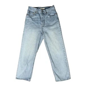 Levi's Ribcage Straight Damenjeans 27 x 27 helle Waschung Knopfleiste 72693-0055 - Bild 1 von 24