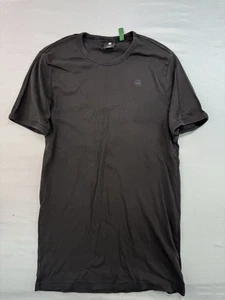 G-STAR RAW Organic Cotton Logo Tee T-Shirt Uni Schwarz Herren Medium - Bild 1 von 10