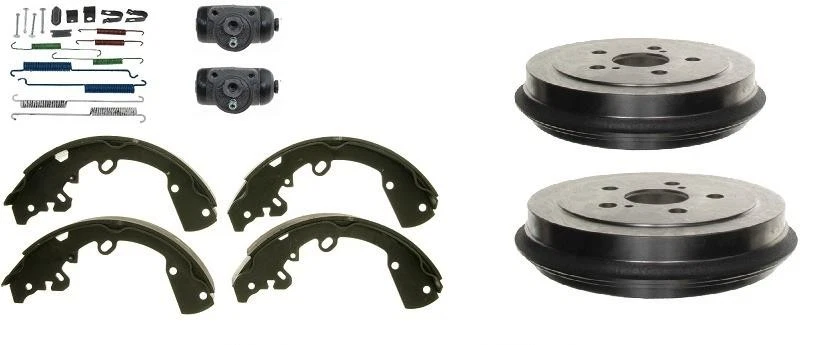 Chevrolet Cobalt Pontiac G5 Brake Drum Shoes cylinders Springs 05-08 4 Lug only - Image 1 of 4