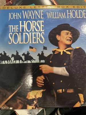 "The Horse Soldiers" Laserdisc LD Deluxe Letterbox Edition 2 Disc Set - Image 1 of 2