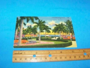 Bayfront Park Miami, Florida cartolina d'epoca    - Foto 1 di 2