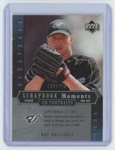 2005 UD Portraits Scrapbook Moments Roy Halladay 190/250 Baseball Cards #SM-RH - Picture 1 of 2