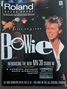 Roland Magazin mit David Bowie auf dem Cover 1990 - Bild 1 von 1