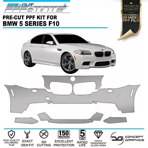 Frontstoßstange Steinschutz Lackschutzfolie PPF für BMW 5er F10 M Sport - Bild 1 von 3
