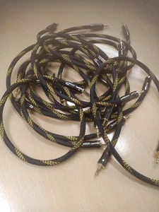 Cable Audio Lead 3.5mm Jack to Jack Stereo Male for Car PC Phone 0.5m - Picture 1 of 3