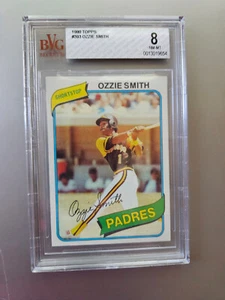 Ozzie Smith 1980 Topps #393 Beckett Graded NM-MT 8 - Picture 1 of 4