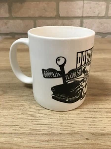 Vintage DOWNSHIFTERS OF BROOKLYN CAR CLUB Coffee Cup - Picture 1 of 6