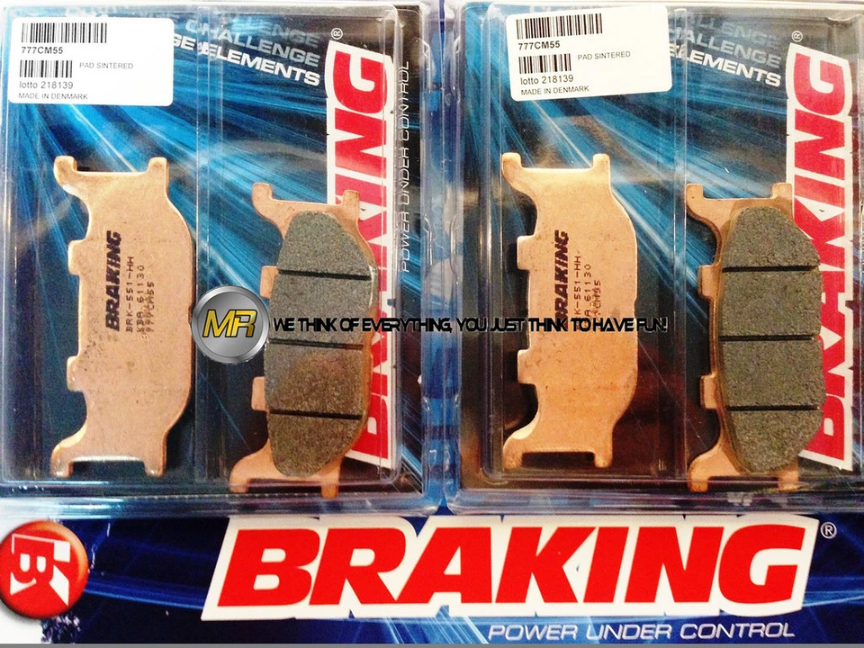 YAMAHA FZ6 Fazer 600 2004 04 PASTIGLIE ANTERIORE SINTERIZZATE FRENO BRAKING CM55 — 第 1/1 张图片