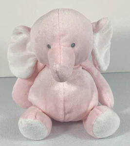 Carters Pink Elephant Baby Plush Soft Toy Sewn Eyes 9" Stuffed Animal 2011 - Picture 1 of 13