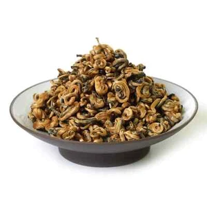 1000g Nonpareil Supreme Organic Yunnan Golden Buds Snail Dianhong Black Tea - Picture 1 of 6