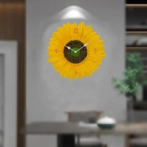 Outdoor Clock Wall Clock Silent Non Ticking Waterproof Wall - Picture 1 of 12