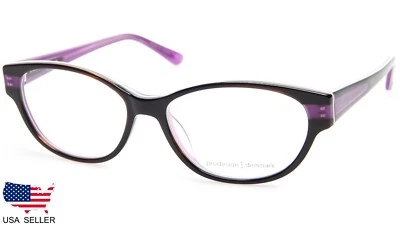 NUEVO PRODESIGN DINAMARCA 1750 c.6432 MARRÓN PÚRPURA GAFAS 53-15-135 B36mm Japón Foto 1 de 4
