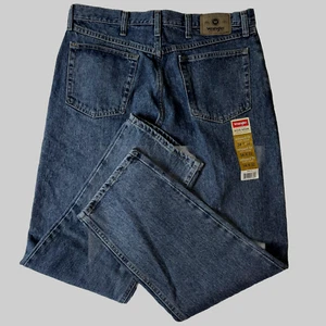 Wrangler Jeans Uomo 34 Relaxed Fit Med Wash Denim Comfort Cowboy 34x32 07601VR - Foto 1 di 18
