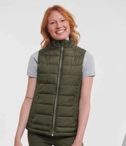 Russell Ladies Nano Padded Bodywarmer Windproof Breathable Zip Pockets Casual - Picture 1 of 5