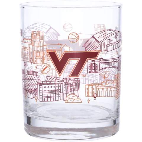 Virginia Tech Hokies 14oz. Campus Rocks Glass Cover