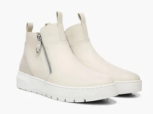 Vionic Z7206* Womens Cream Leather Brinkley Sneakers Size 8 M - Picture 1 of 9