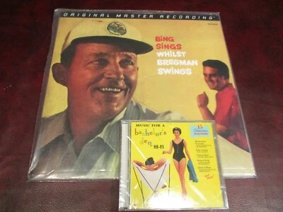 BING CROSBY MFSL VERIFIED LOW #D 28 BREGMAN SWINGS 200GRAM MONO VERVE LP+CDSET - Image 1 of 2