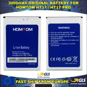 AKKU BATTERY HOMTOM HT17 / HT17 PRO AKKU 3000mAh ITA GARANTIE - Bild 1 von 1