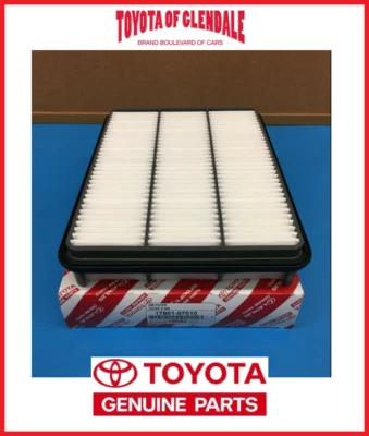 2000-2006 TOYOTA TUNDRA 2001-2008 SEQUOIA ENGINE AIR FILTER GENUINE 17801-50040 - Image 1 of 4