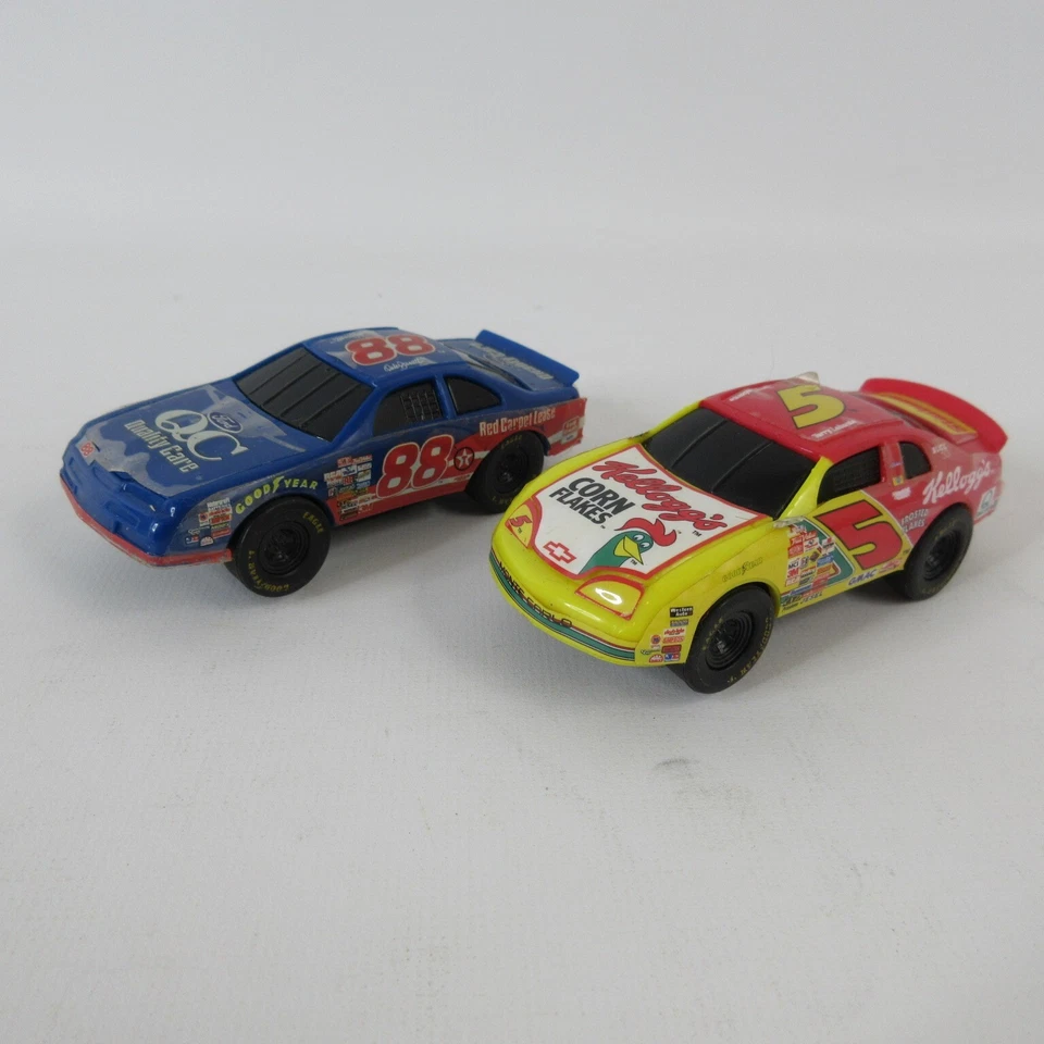 Toy Biz-3 1997 3/4” NASCAR Slot Cars-#88 Dale Jarrett y #5 Terry LaBonte-¡RARO! Foto 1 de 4