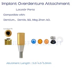 Accesorio dental para sobredentaduras localizador pilar inserción tapa masculina se adapta a dentis AS - Imagen 1 de 93