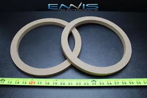 2 MDF LAUTSPRECHER RINGE DISTANZSTÜCK 10 ZOLL HOLZ 3/4 DICK GLASFASER BOX EE-RING-10R - Bild 1 von 4