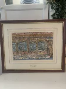 Pintura Acuarela ALDEBURGH TOM FELGATE Suffolk 2001 Medieval Moot Hall - Imagen 1 de 9