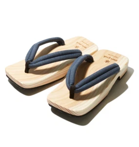 Outdoor Camping Men's Shoes Snow Peak Geta Sandals Navy SP Vibram Made in Japan - Picture 1 of 7