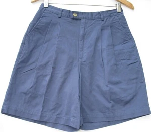 Vintage women's Fruit of the loom 1990's era dark blue cotton shorts size 10 - Picture 1 of 2