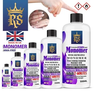 Blue Acrylic Liquid Monomer False Salon Quality needed to powder for Nails - Picture 1 of 10