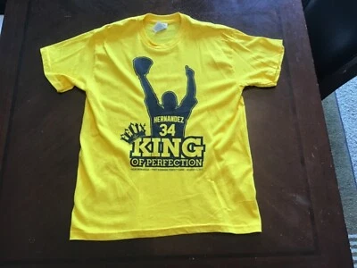 Felix Hernandez King Of Perfection Kids Large Seattle Mariners Shirt  - Image 1 of 4